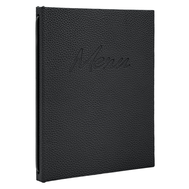 MENUKAART SECURIT SIGNATURE A5 ZWART
