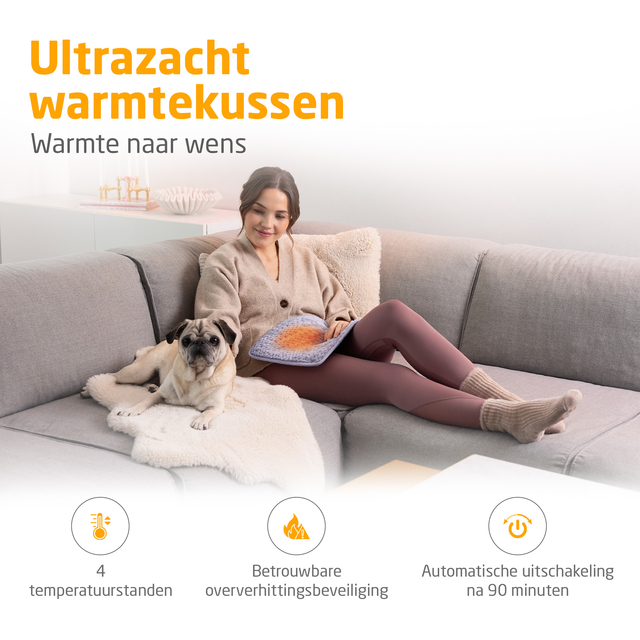 WARMTEKUSSEN MEDISANA HP 518 LILA