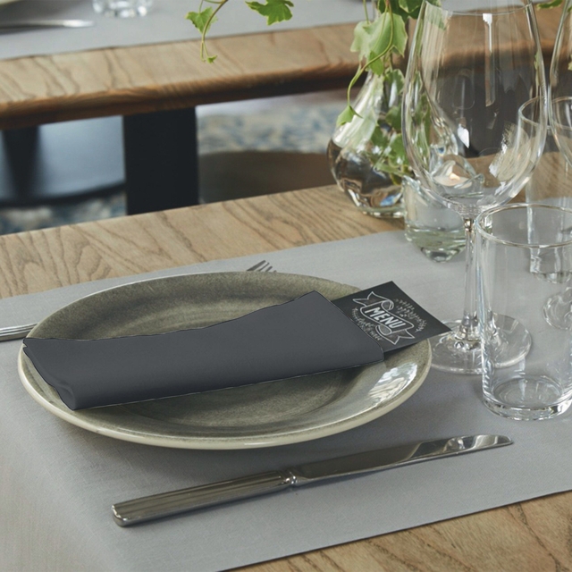 DINERSERVET TORK LINSTYLE PREMIUM ZWART