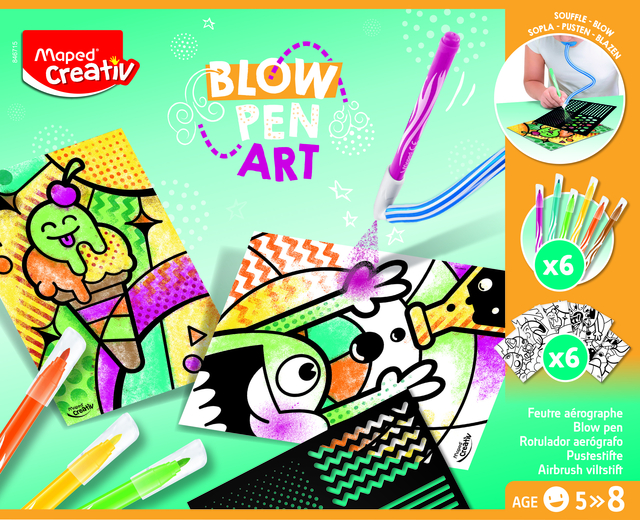 BLOWPEN MAPED ART POP ART COMPLETE
