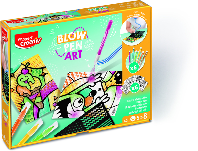 BLOWPEN MAPED ART POP ART COMPLETE