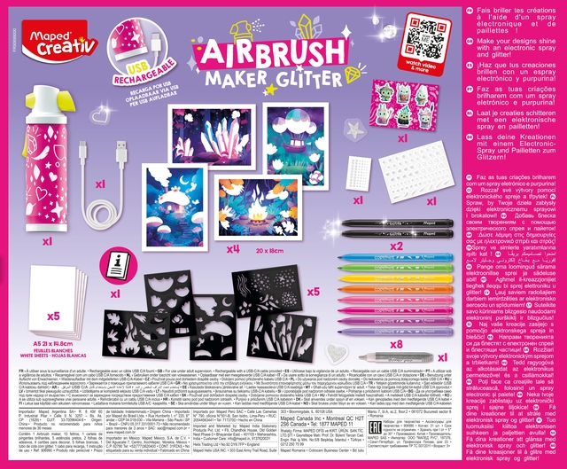 AIRBRUSH MAKER MAPED GLITTER