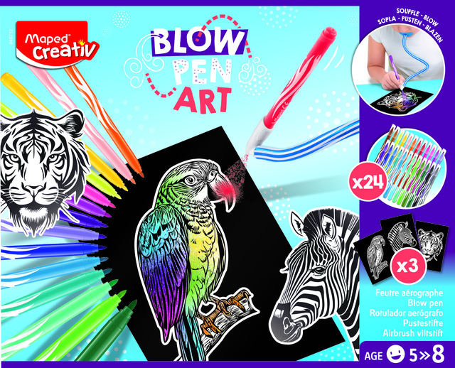 BLOWPEN MAPED ART CREATIEF MET 24