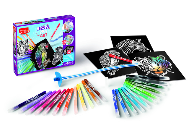 BLOWPEN MAPED ART CREATIEF MET 24