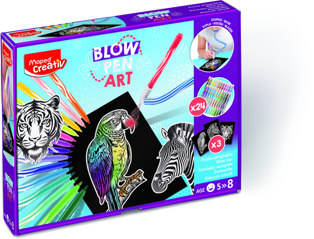 BLOWPEN MAPED ART CREATIEF MET 24