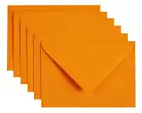 ENVELOP PAPICOLOR C6 114X162MM ORANJE