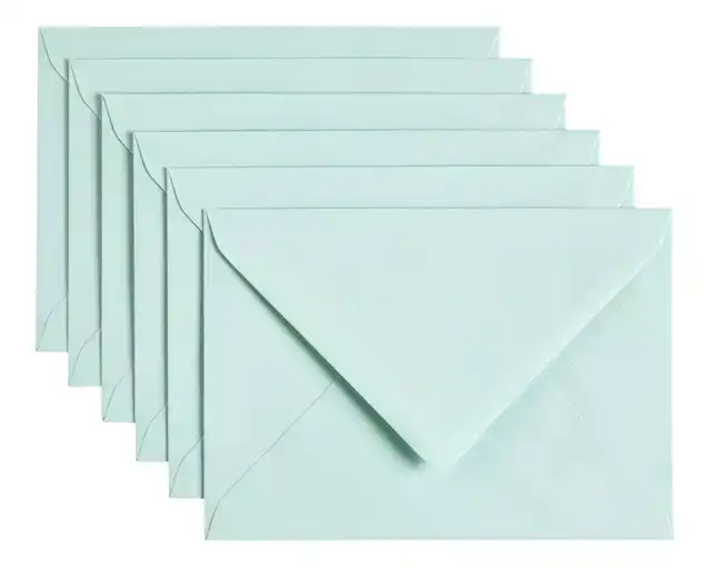 ENVELOP PAPICOLOR C6 114X162MM ZEEGROEN