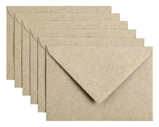 ENVELOP PAPICOLOR C6 114X162MM KRAFT