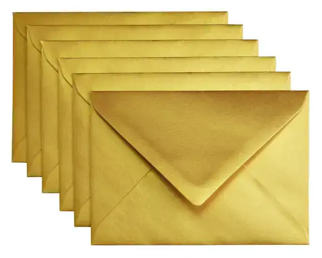 ENVELOP PAPICOLOR C6 114X162MM METALLIC