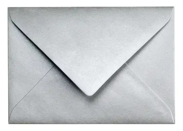 ENVELOP PAPICOLOR C6 114X162MM METALLIC