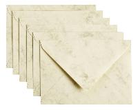ENVELOP PAPICOLOR C6 114X162MM MARBLE