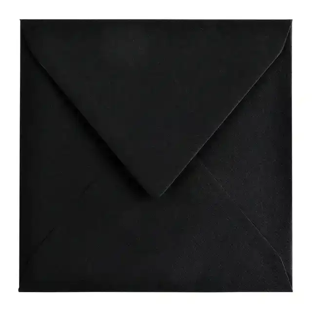 ENVELOP PAPICOLOR 140X140MM RAVENZWART