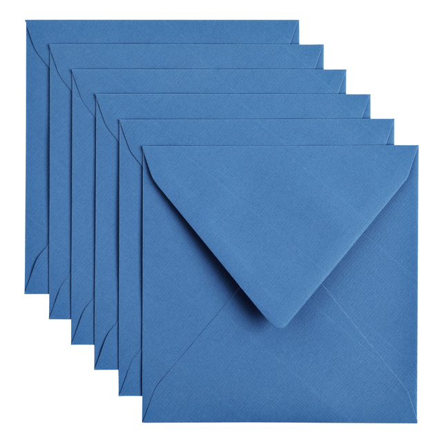 ENVELOP PAPICOLOR 140X140MM DONKERBLAUW