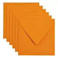 ENVELOP PAPICOLOR 140X140MM ORANJE