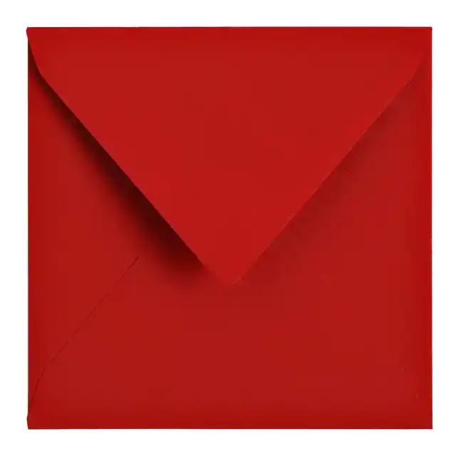 ENVELOP PAPICOLOR 140X140MM ROOD