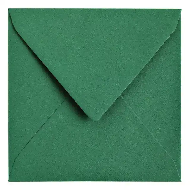 ENVELOP PAPICOLOR 140X140MM DENNENGROEN
