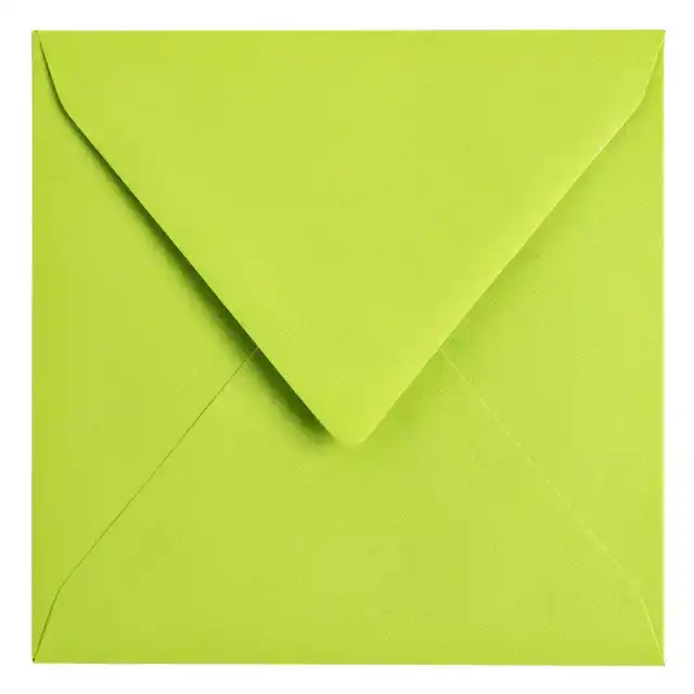 ENVELOP PAPICOLOR 140X140MM APPELGROEN