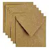 ENVELOP PAPICOLOR 140X140MM KRAFT BRUIN