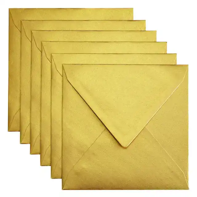 ENVELOP PAPICOLOR 140X140MM METALLIC