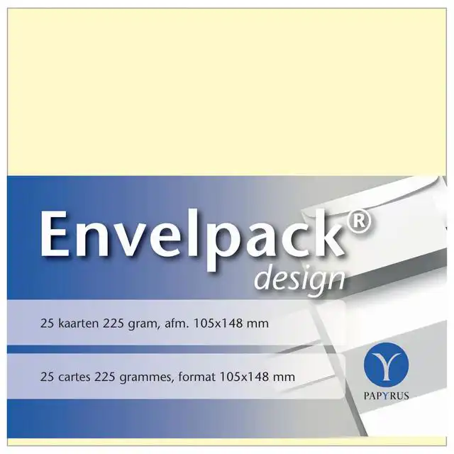 ENKELE KAART PAPYRUS ENVELPACK A6