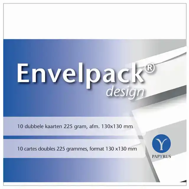 DUBBELE KAART PAPYRUS ENVELPACK