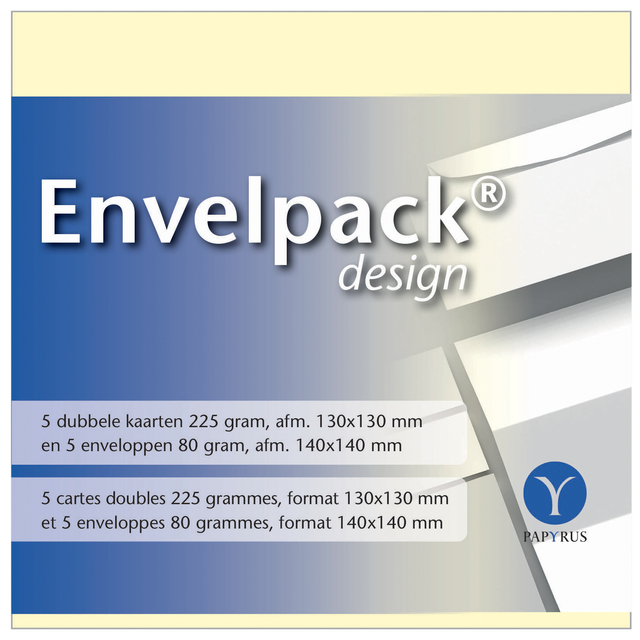 DUBBELE KAART PAPYRUS ENVELPACK
