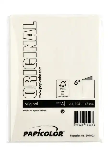 CORRESPONDENTIEKAART PAPI DUBBEL A6