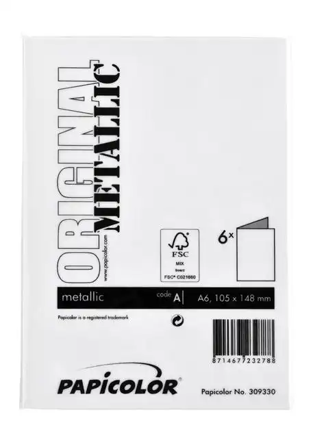 CORRESPONDENTIEKAART PAPI DUBBEL A 6MTL