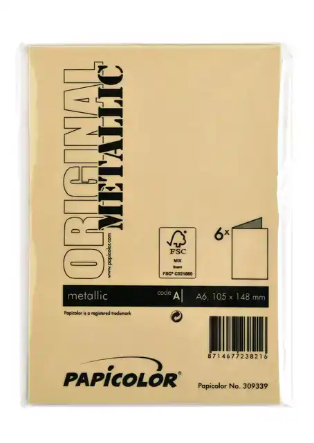 CORRESPONDENTIEKAART PAPI DUBBEL A 6MTL