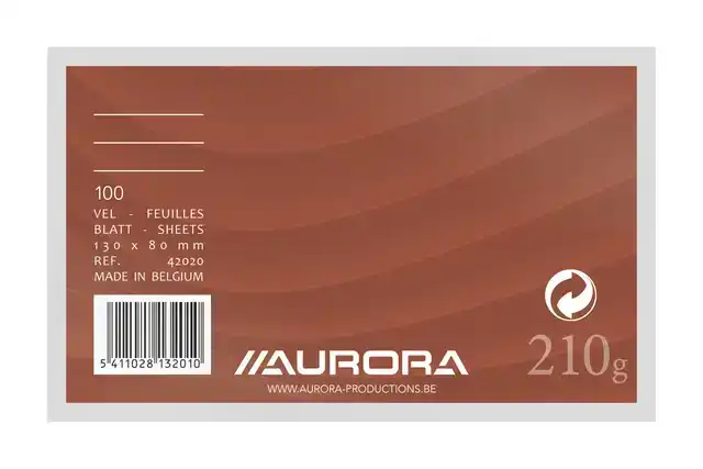 SYSTEEMKAART AURORA 130X80 LIJN RODE