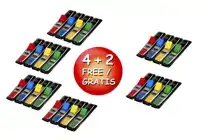 INDEXTABS POST-IT 6834 11.9X43.1MM 4+2