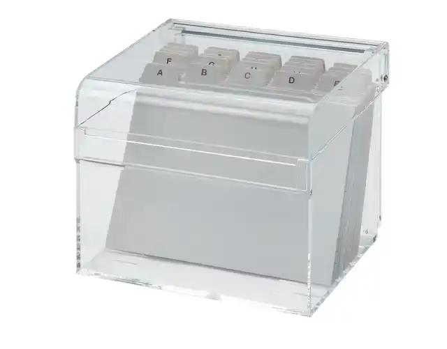 KAARTENBAK MAUL MET INDEX DIN A6 ACRYL