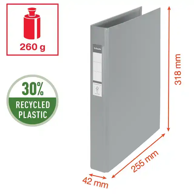 RINGBAND ESSELTE STAND A4 42MM RECY PP