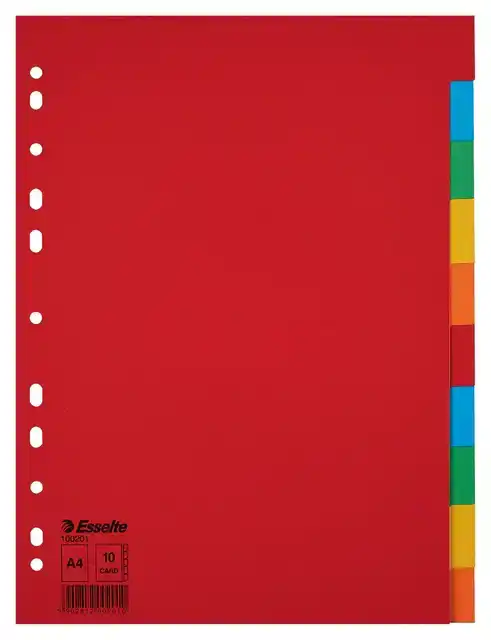 TABBLADEN ESSELTE ECONOMY A4 10DLG