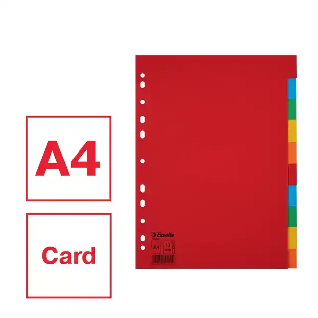 TABBLADEN ESSELTE ECONOMY A4 10DLG