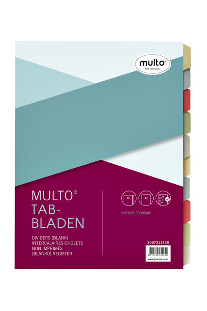 TABBLADEN MULTO 7311730 A4 23R KARTON