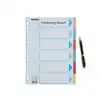 TABBLADEN ESSELTE PREMIUM A4 6DLG