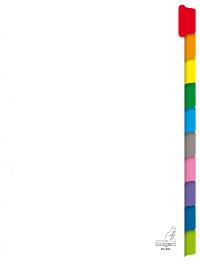 TABBLAD KANGARO 23R PK410M 10 DELIG WIT