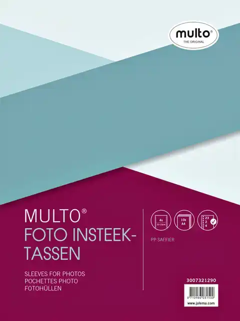 FOTOTAS MULTO A4 23R 10X15CM PP 4VAK TR