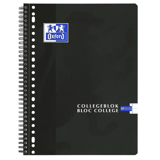 COLLEGEBLK OXF SCHOOL A4+ LN 23GAATS