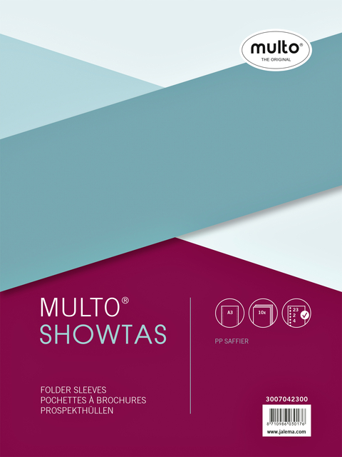 SHOWTAS MULTO A3 23R PP 0.08MM DWARS 10
