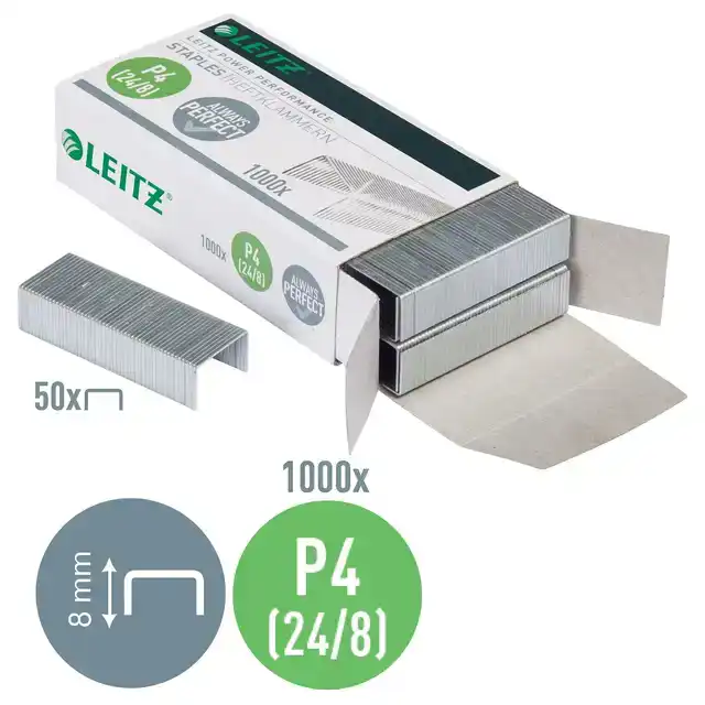 NIETEN LEITZ 24/8 VERZINKT 1000ST