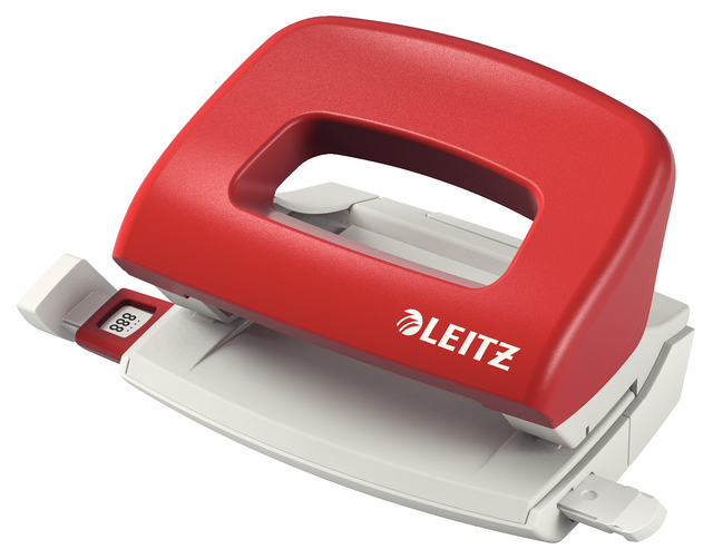 PERFORATOR LEITZ NEXXT MINI10 VEL ROOD