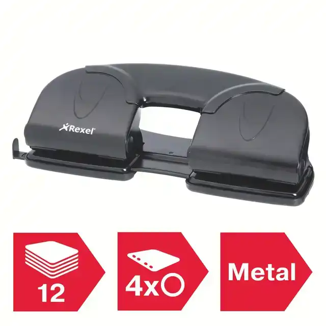 PERFORATOR REXEL V412 4-GAATS 12 VEL