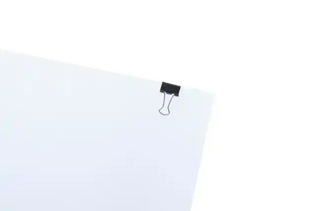PAPIERKLEM MAUL 213 FOLDBACK 13MM ZWART