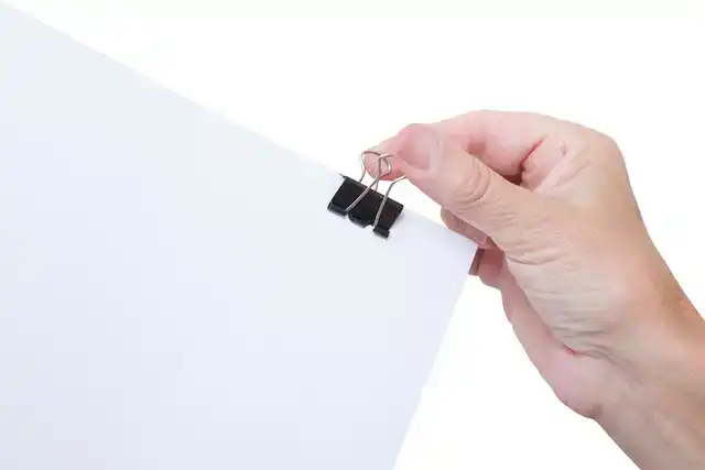PAPIERKLEM MAUL 213 FOLDBACK 25MM ZWART