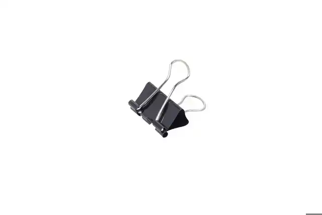 PAPIERKLEM MAUL 213 FOLDBACK 25MM ZWART