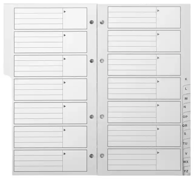 TELEFOONALBUM KANGARO 215X130MM A-Z