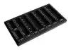 MUNTINZETBAK PAVO 330X183X20MM ZWART