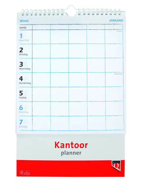 KANTOORPLANNER 2026 QUANTORE